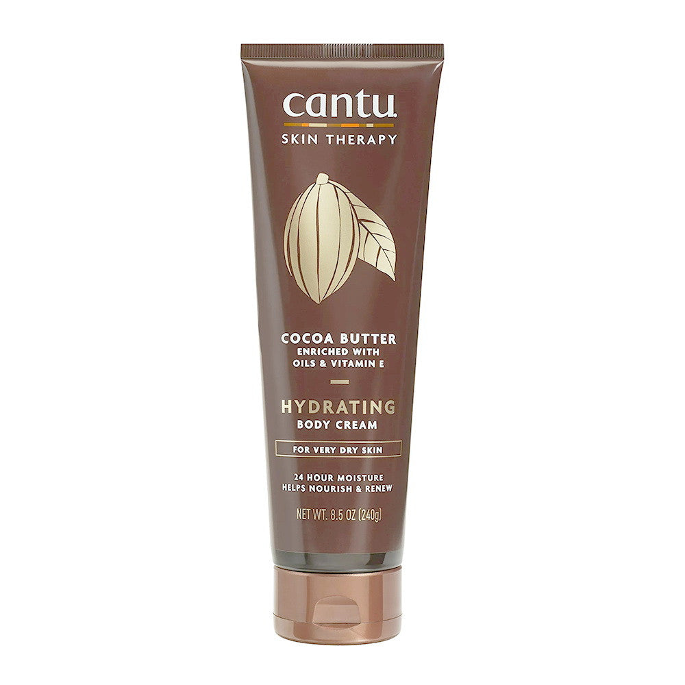 Cantu Skin Therapy Hydrating Cocoa Butter Body Cream with Vitamin E, 8.5 Oz